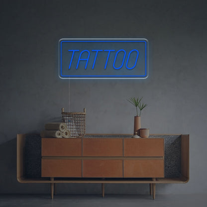 Tattoo Studio Bar And Game Room With The Tattoo | Shineneon