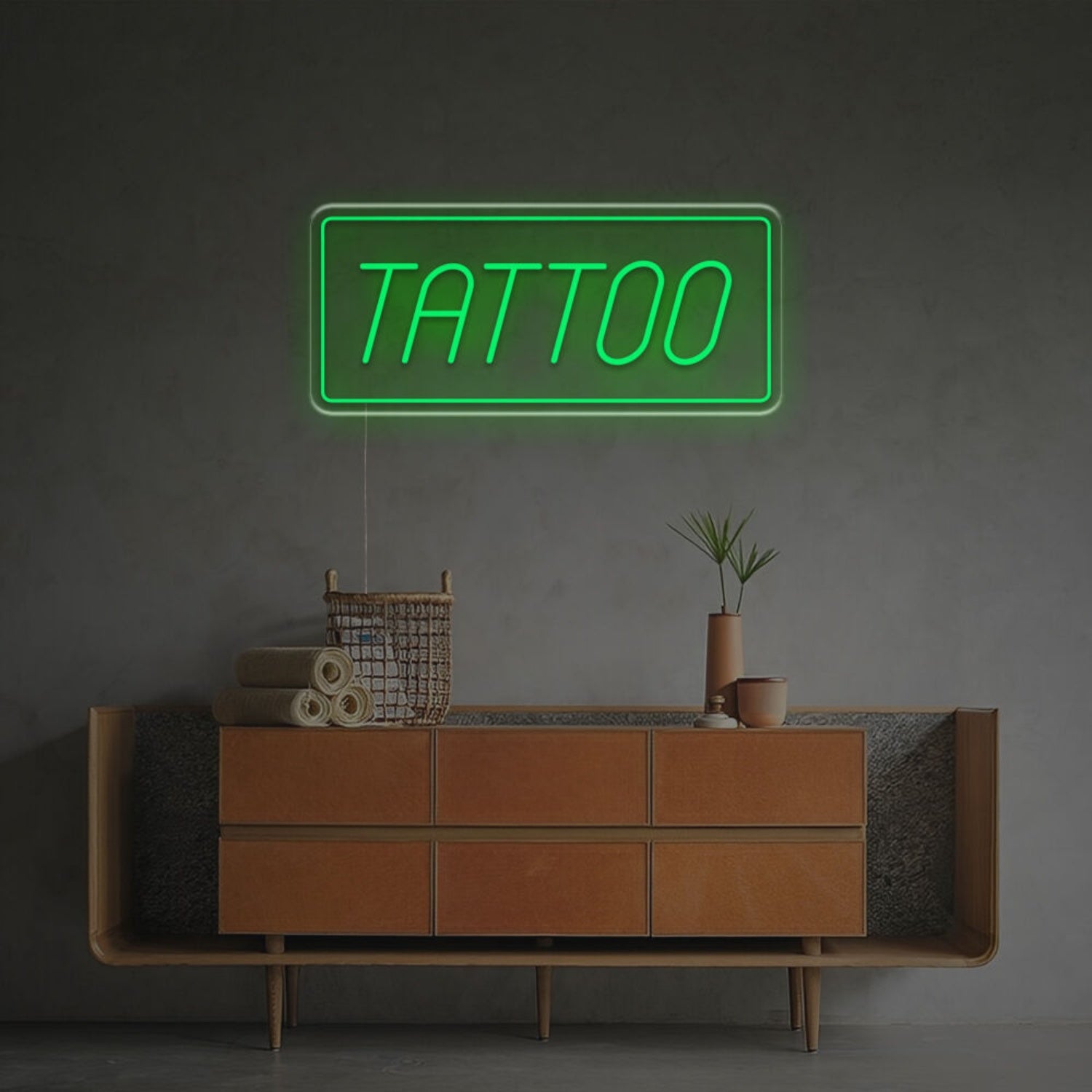 Tattoo Studio Bar And Game Room With The Tattoo | Shineneon