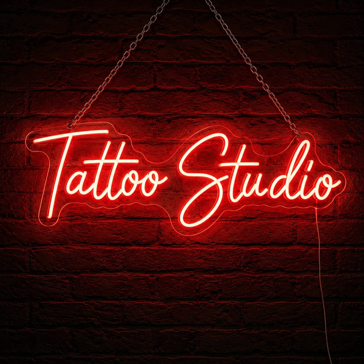 Tattoo Studio Script Neon Sign LED Neon Sign high-converting product image