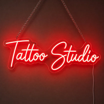 Tattoo Studio Script Neon Sign LED Neon Sign main product image