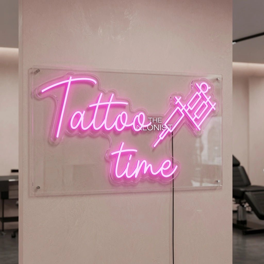 Tattoo Time LED Neon Sign Wall Neon Sign - Shineneon