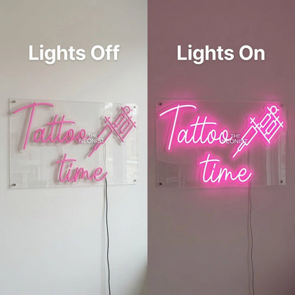 Tattoo Time Wall Decor LED Neon Sign - Shineneon