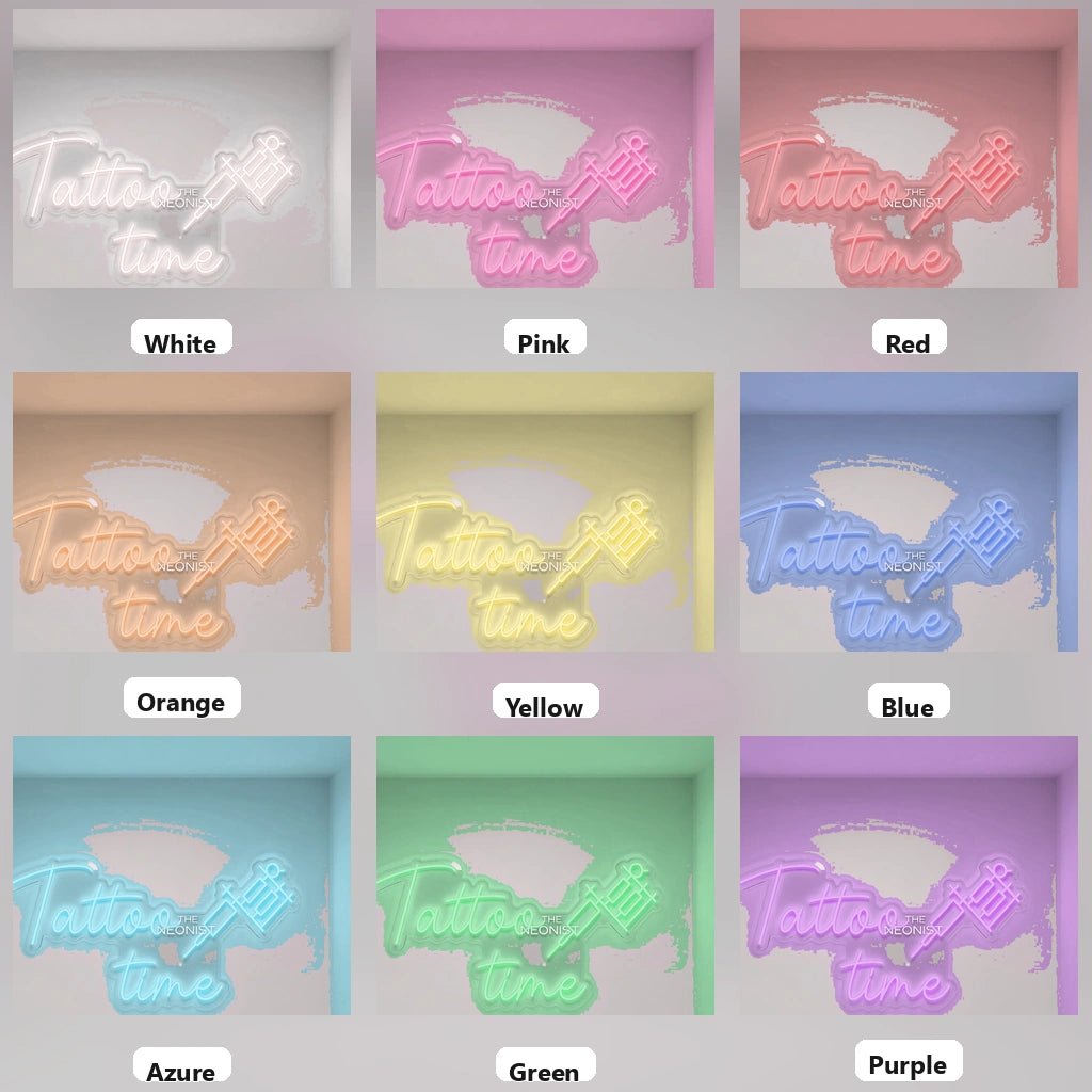 Tattoo Time Wall Decor LED Neon Sign - Shineneon