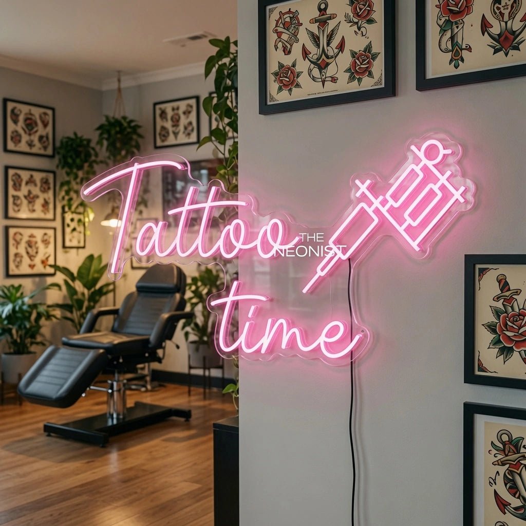 Tattoo Time Wall Decor LED Neon Sign - Shineneon
