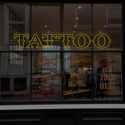Tattoos Led Neon Sign For Wall For Tattoo Studios | Shineneon