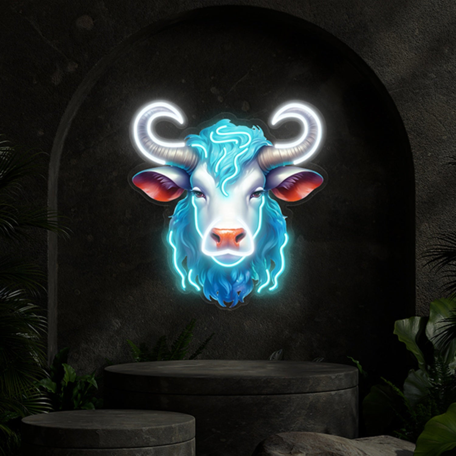 Taurus Uv Zodiac Horoscope Neon Sign Wall Art Decor | Shineneon