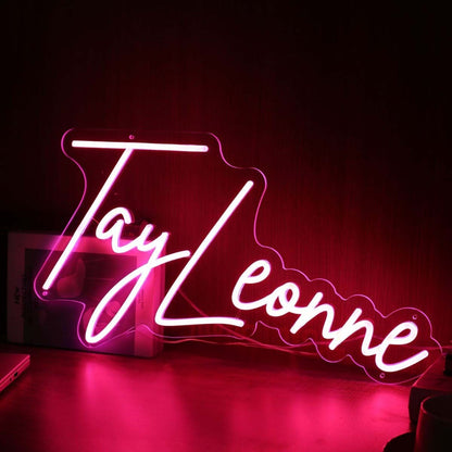 Tay Leonne Red Led Neon Sign - Shineneon
