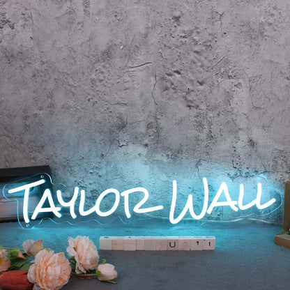 Taylor Wall Blue Led Neon Sign - Shineneon
