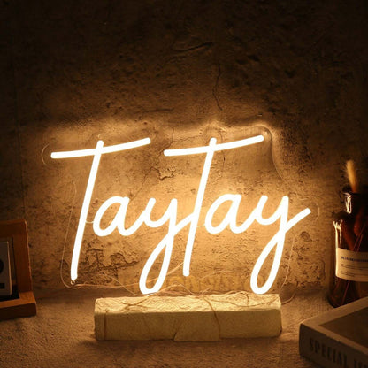 Taytay Yellow Led Neon Sign - Shineneon