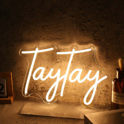 Taytay Yellow Led Neon Sign - Shineneon