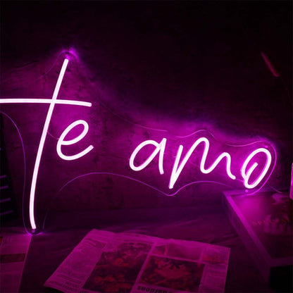 Te Amo Led Neon Sign - Shineneon
