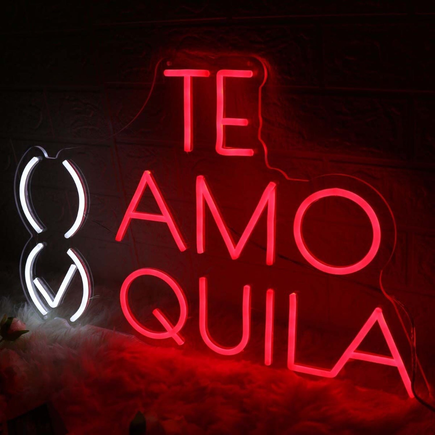 Te Amo Tequila Red Led Neon Sign For Fun And Social Spaces - Shineneon