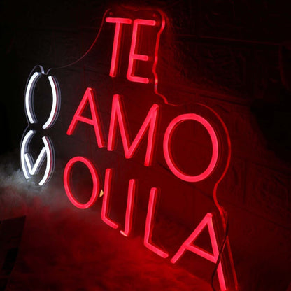 Te Amo Tequila Red Led Neon Sign For Fun And Social Spaces - Shineneon