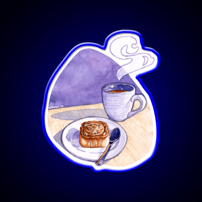 Tea And Mooncake Snack Food Led Neon Sign Rgb Color - Shineneon