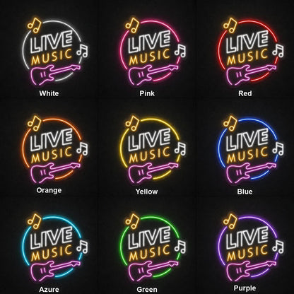 Tea Music Fake Eat One Est LED Neon Sign - Shineneon