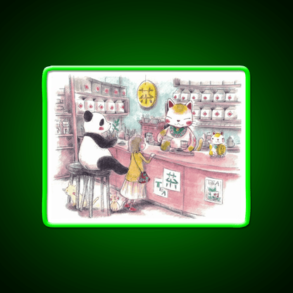 Tea Shop Asian Cultural Led Neon Sign Rgb Color - Shineneon