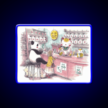 Tea Shop Asian Cultural Led Neon Sign Rgb Color - Shineneon