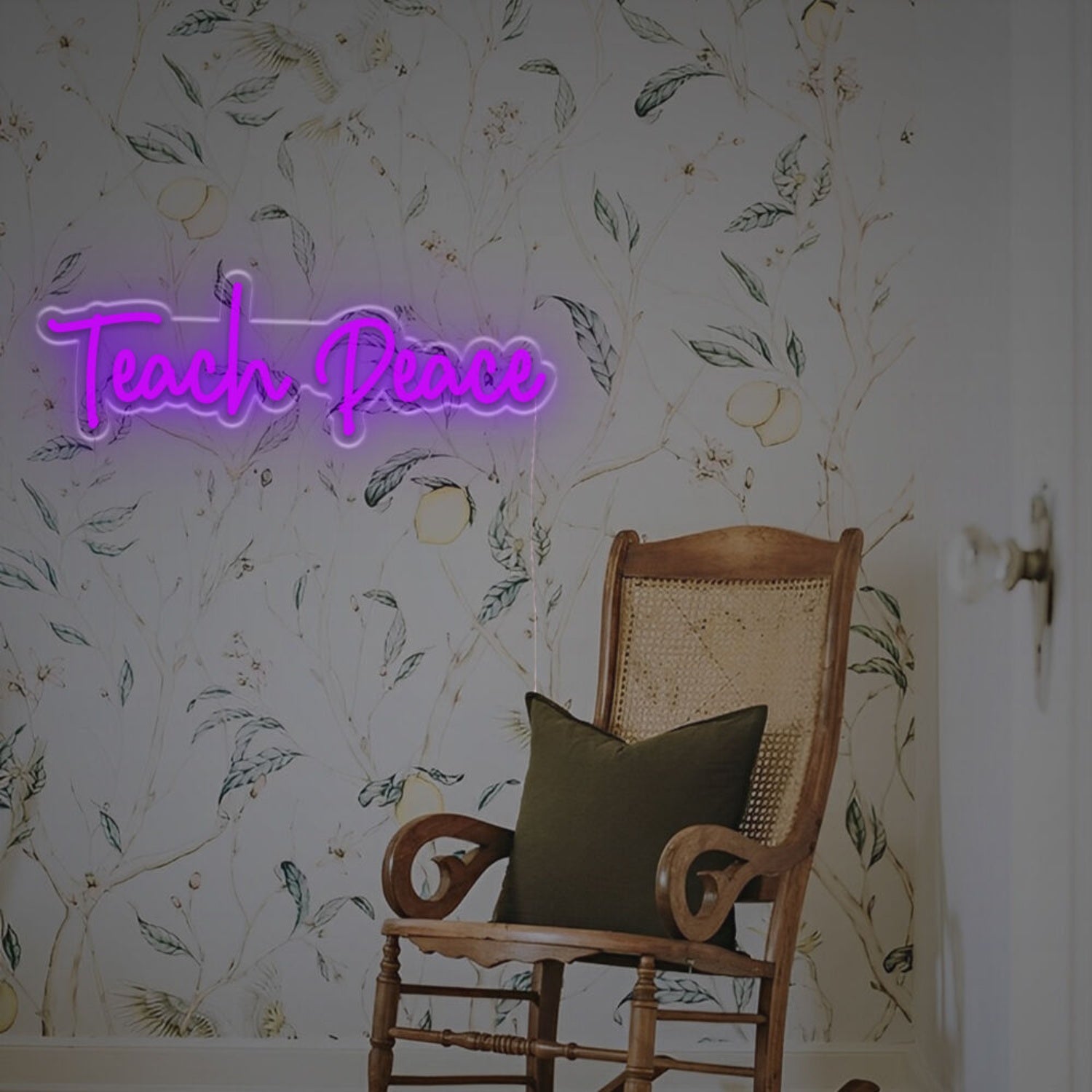 Teach Peace Led Neon Sign For Home Decor | Shineneon