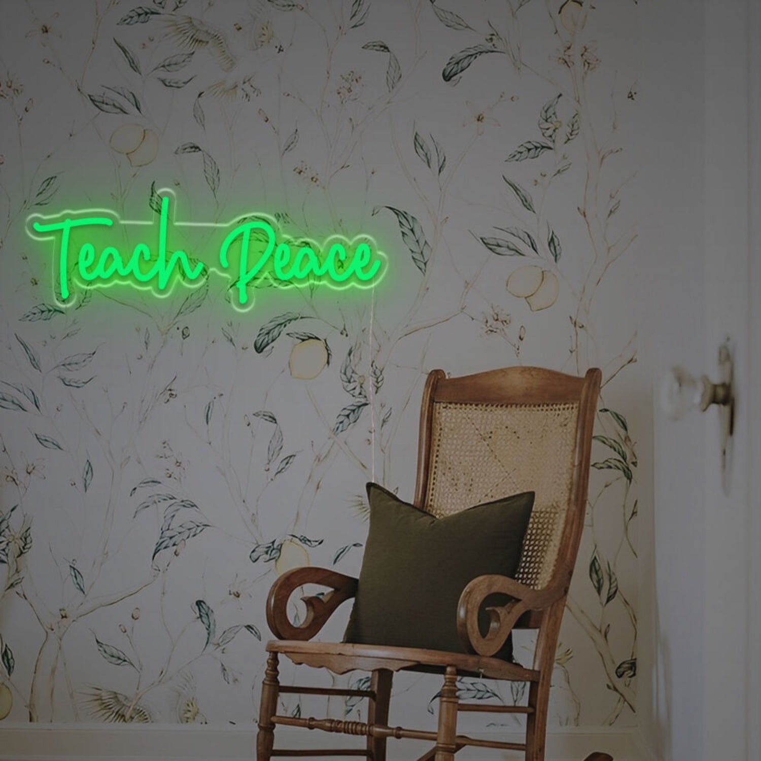 Teach Peace Led Neon Sign For Home Decor | Shineneon