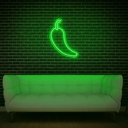 Teal Chili Led Neon Sign For Modern Home And Restaurant Wall Decor | Shineneon