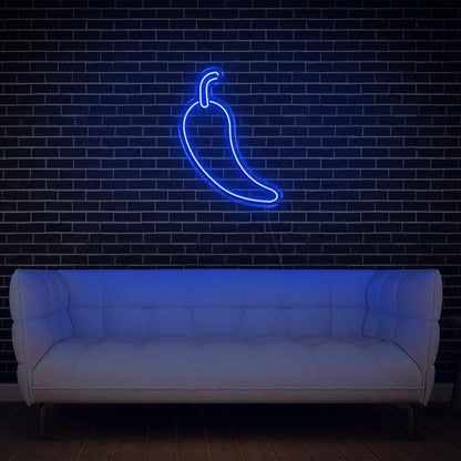 Teal Chili Led Neon Sign For Modern Home And Restaurant Wall Decor | Shineneon