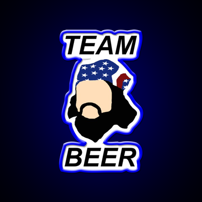 Team Beer Bar Decor Led Neon Sign Rgb Color - LED neon sign view 5