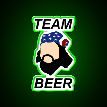 Team Beer Bar Decor Led Neon Sign Rgb Color - LED neon sign view 8