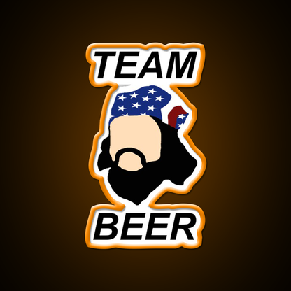 Team Beer Bar Decor Led Neon Sign Rgb Color - LED neon sign view 6