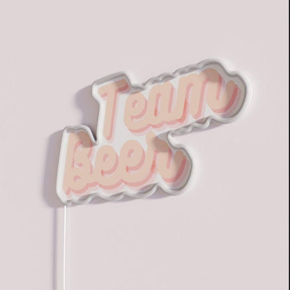Team Beer Rgb Led Neon Sign - Shineneon