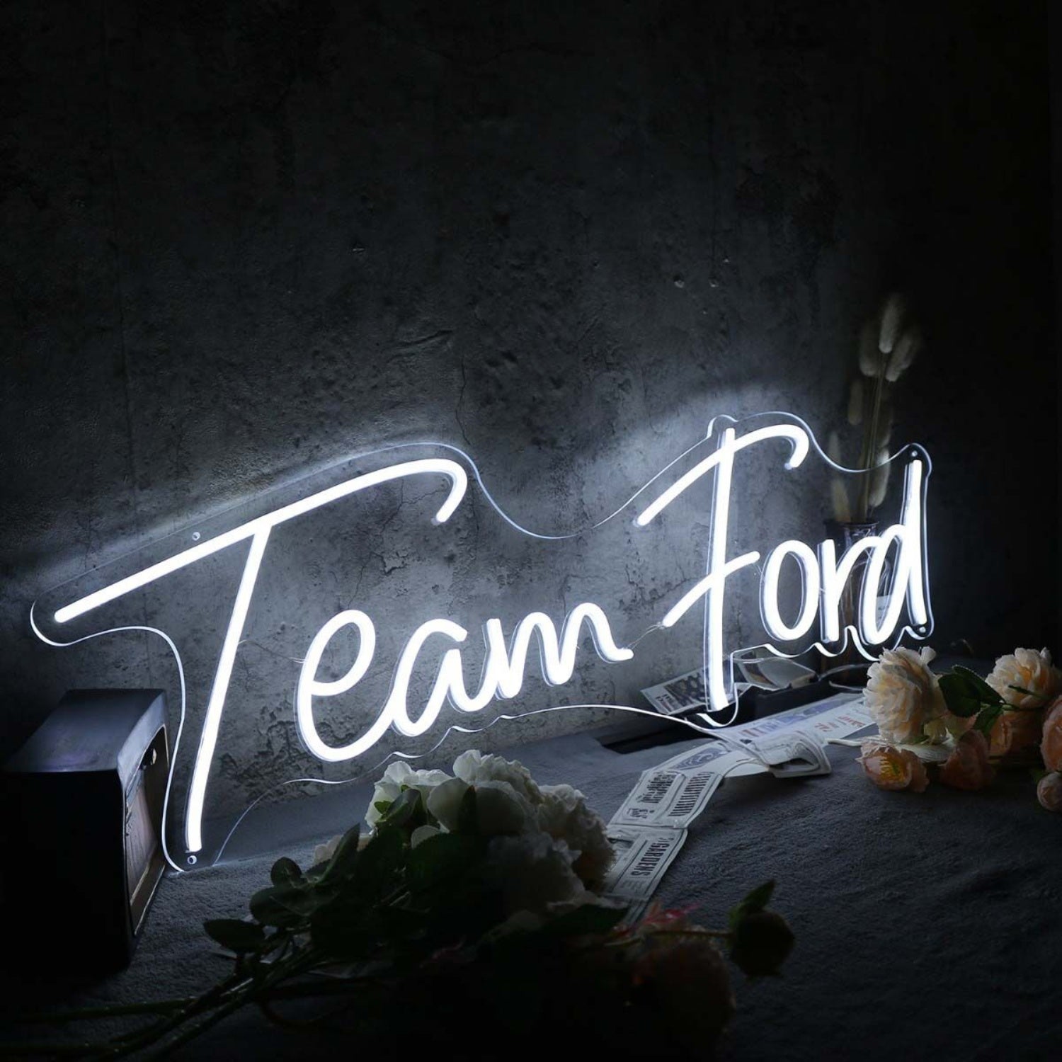Team Ford White Led Neon Sign | Shineneon