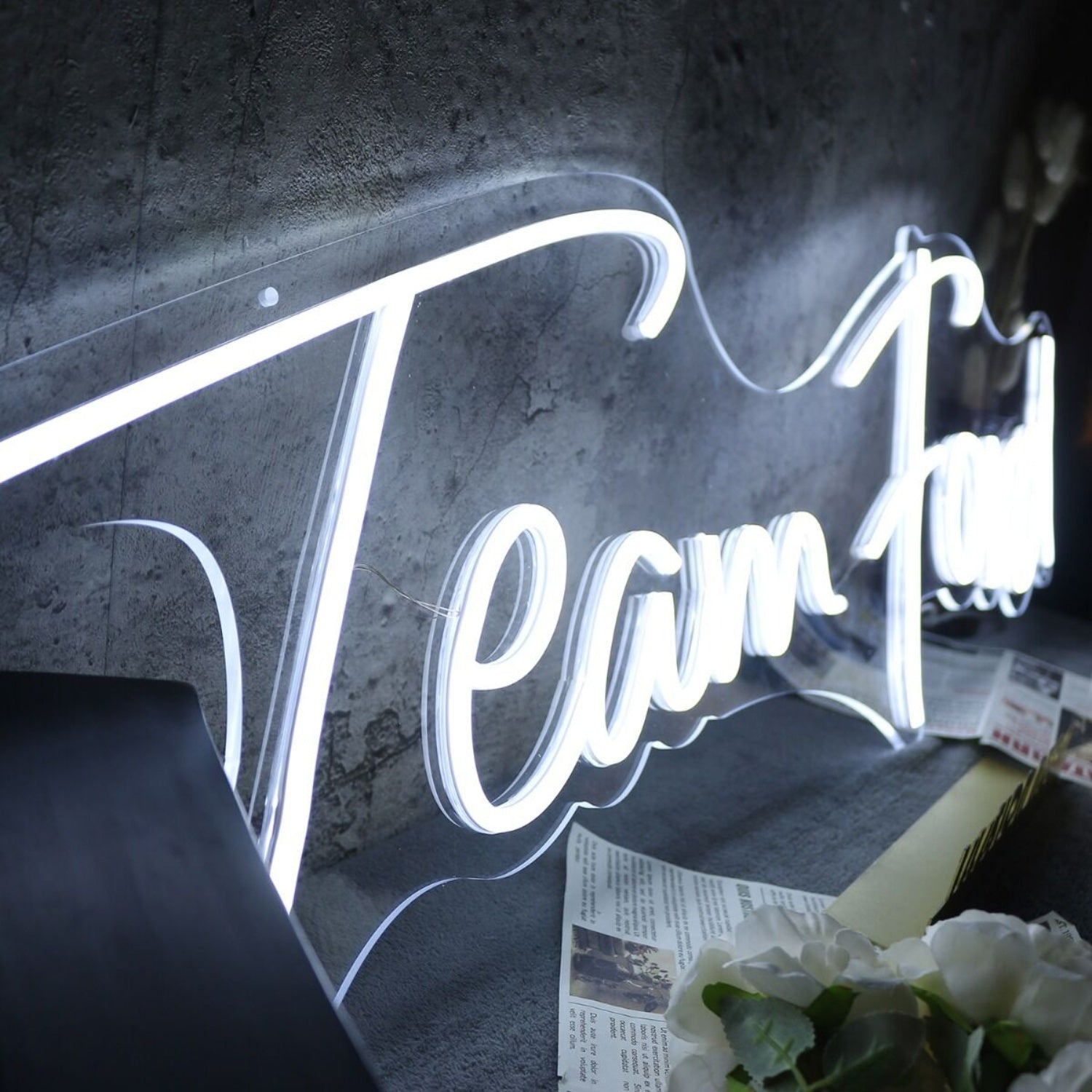 Team Ford White Led Neon Sign | Shineneon