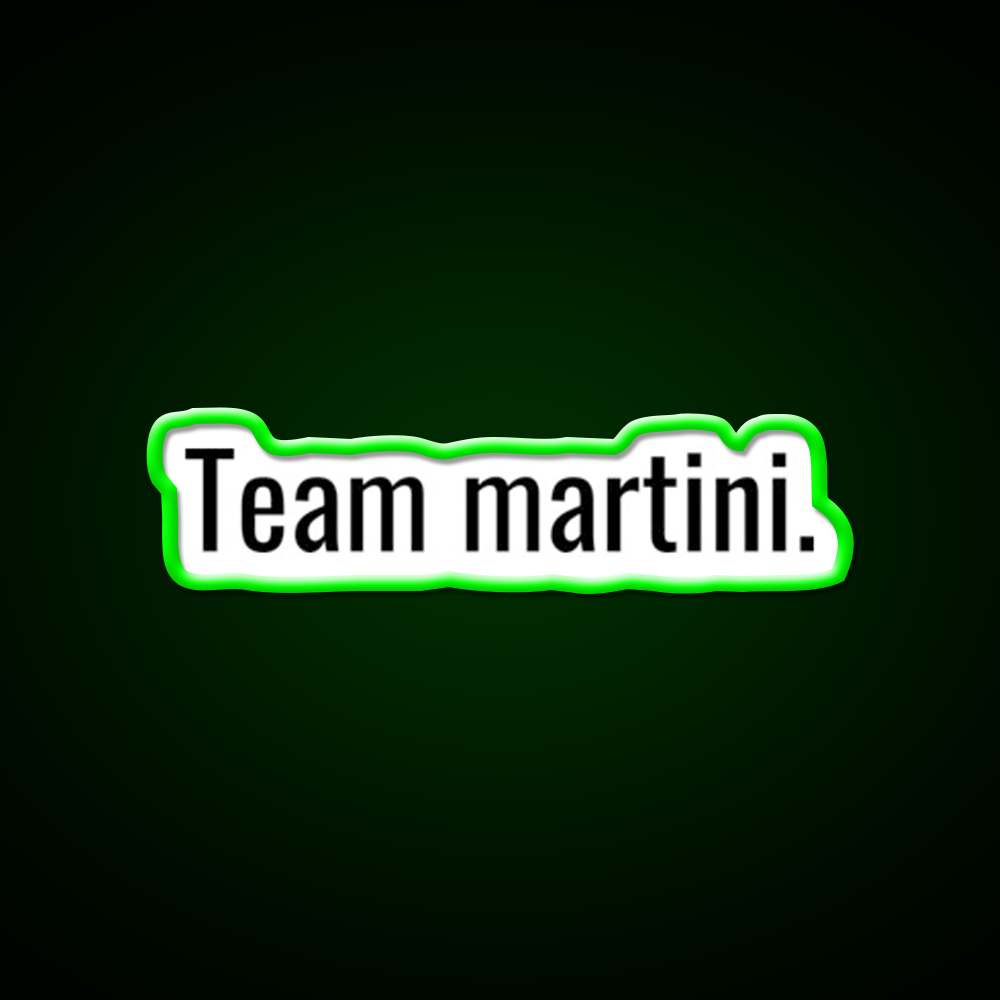 Team Martini Cocktail Bar Decor Led Neon Sign Rgb Color - LED neon sign view 8