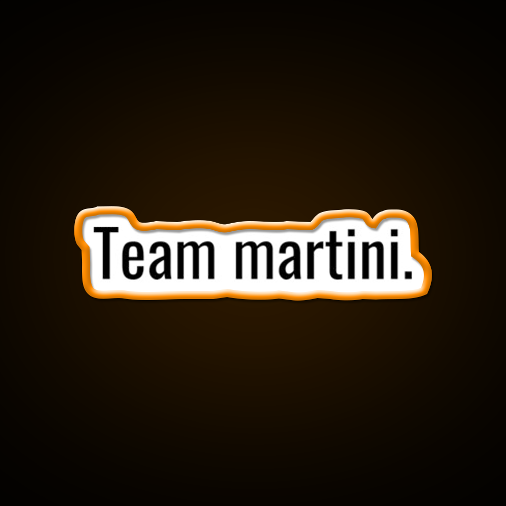 Team Martini Cocktail Bar Decor Led Neon Sign Rgb Color - LED neon sign view 6