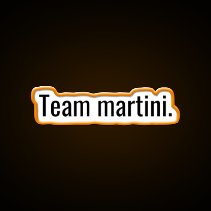 Team Martini Cocktail Bar Decor Led Neon Sign Rgb Color - LED neon sign view 6