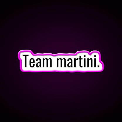 Team Martini Cocktail Bar Decor Led Neon Sign Rgb Color - Shineneon