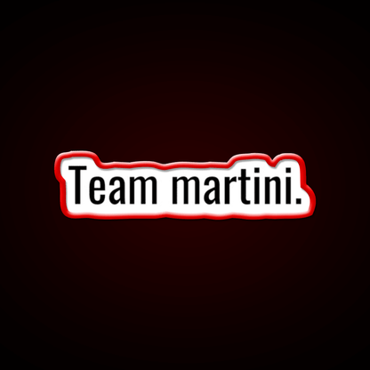Team Martini Cocktail Bar Decor Led Neon Sign Rgb Color - Shineneon