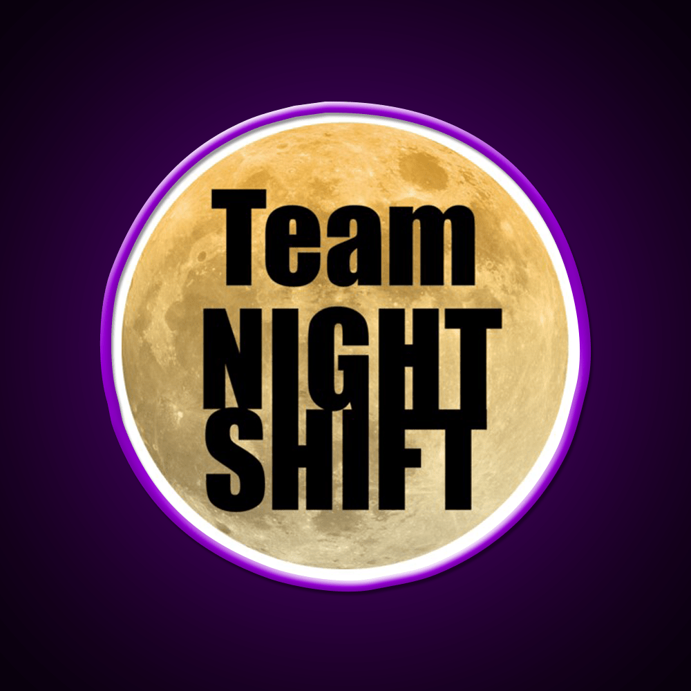 Team Night Shift Welcome Led Neon Sign Open Sign Rgb Color - Shineneon