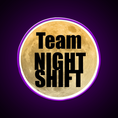 Team Night Shift Welcome Led Neon Sign Open Sign Rgb Color - Shineneon