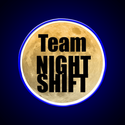 Team Night Shift Welcome Led Neon Sign Open Sign Rgb Color - Shineneon