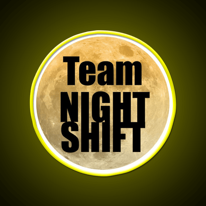 Team Night Shift Welcome Led Neon Sign Open Sign Rgb Color - Shineneon