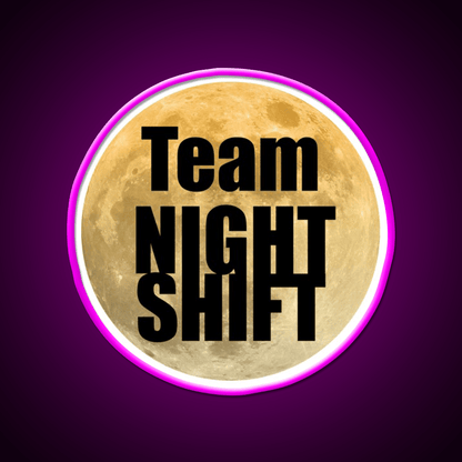 Team Night Shift Welcome Led Neon Sign Open Sign Rgb Color - Shineneon