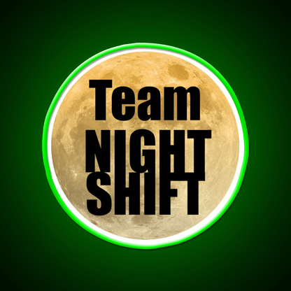 Team Night Shift Welcome Led Neon Sign Open Sign Rgb Color - Shineneon