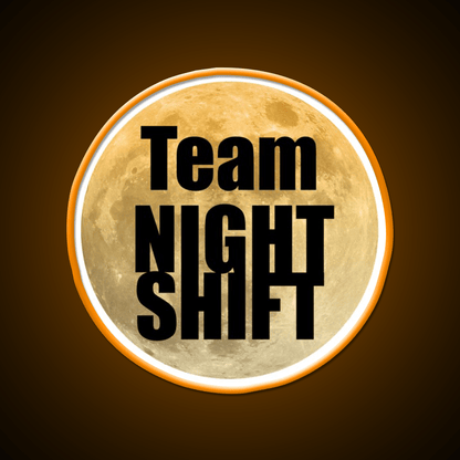 Team Night Shift Welcome Led Neon Sign Open Sign Rgb Color - Shineneon