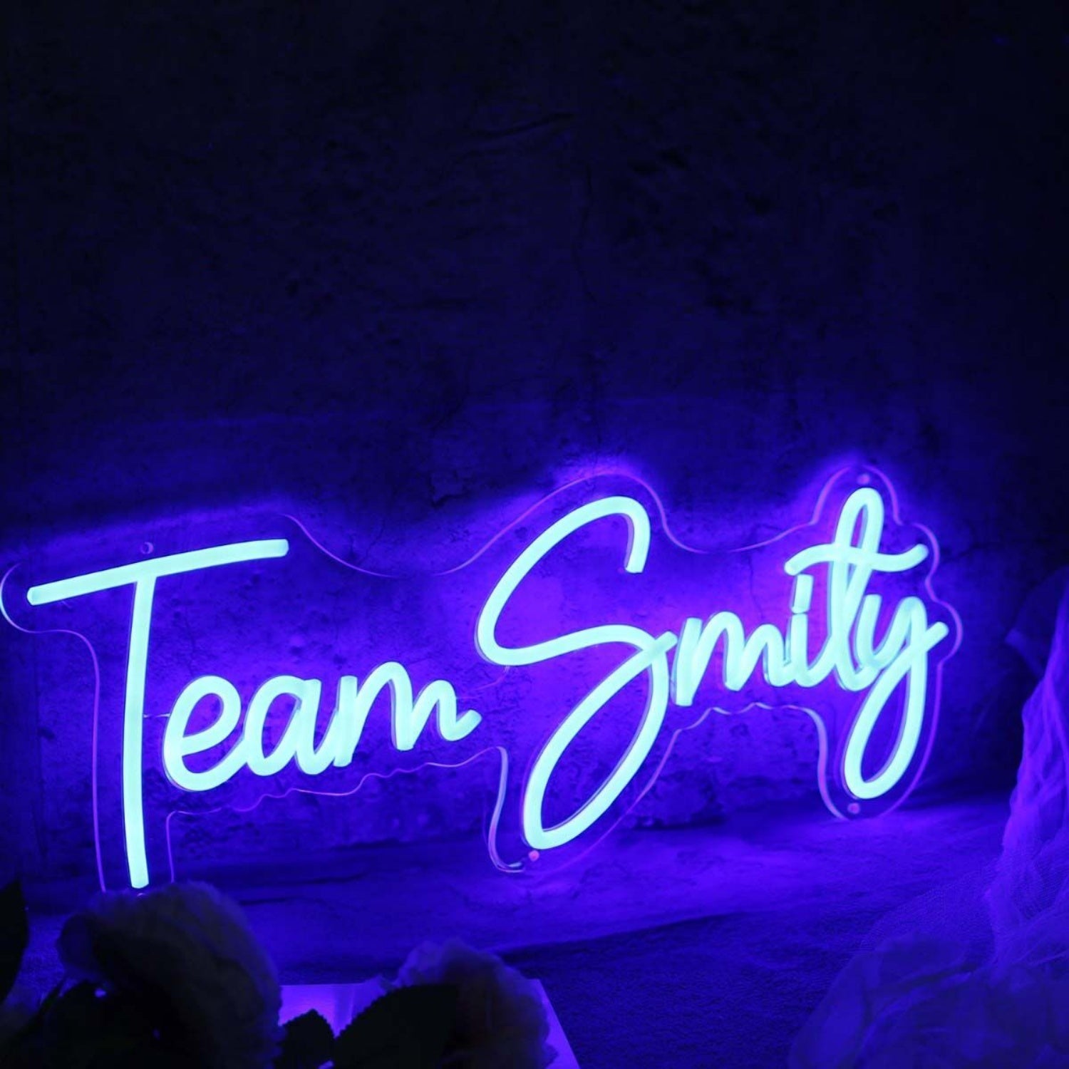 Team Smity Blue Led Neon Sign - Shineneon