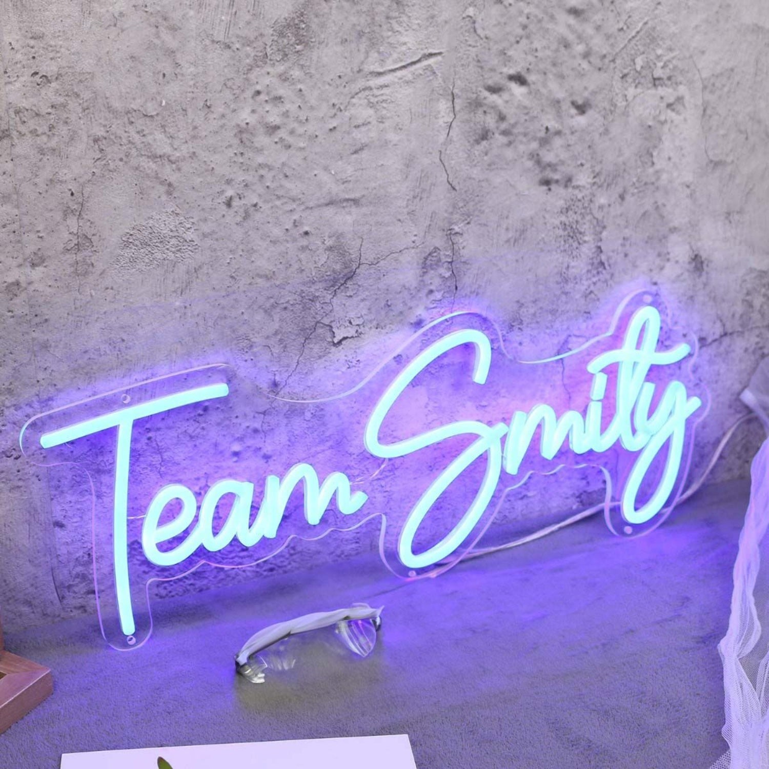 Team Smity Blue Led Neon Sign - Shineneon