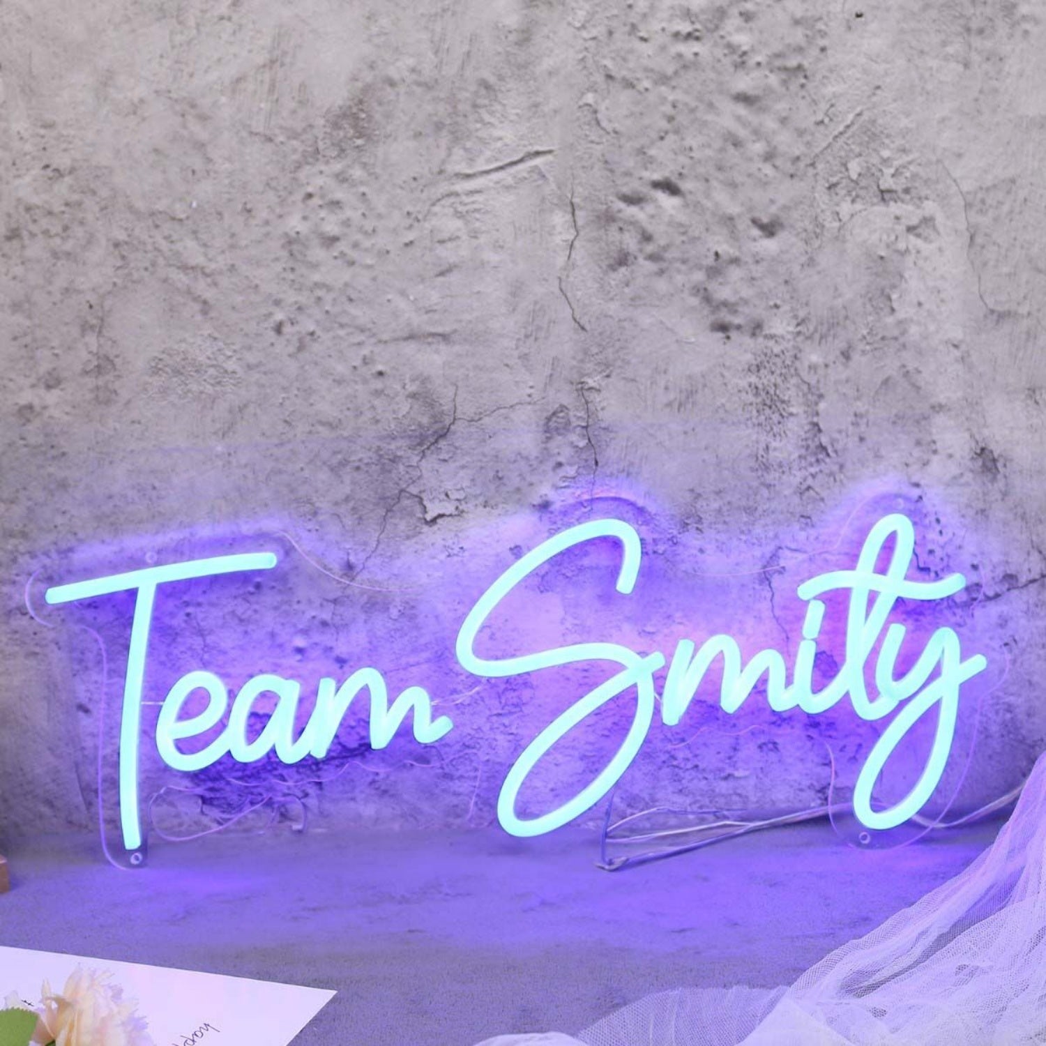 Team Smity Blue Led Neon Sign - Shineneon