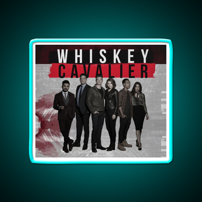 Team Whiskey Drink Bar Led Neon Sign Wall Art Rgb Color