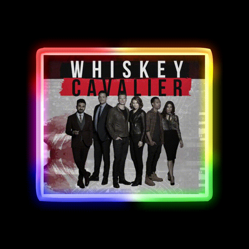 Team Whiskey Drink Bar Led Neon Sign Wall Art Rgb Color