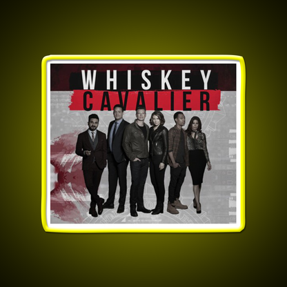 Team Whiskey Drink Bar Led Neon Sign Wall Art Rgb Color