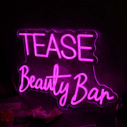 Tease Beauty Bar Pink Led Neon Sign | Shineneon